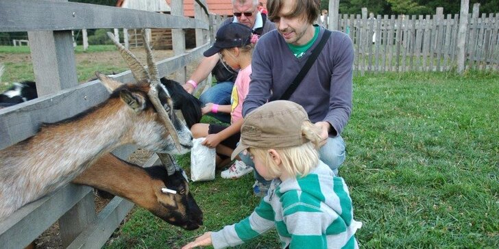 Rodinný pobyt na Farmě Blaník se snídaní, spoustou zážitků a zvířátek
