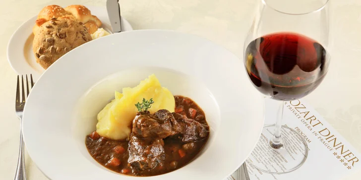 Večeře s Mozartem – lahodné 3chodové menu a hudební zážitek v jednom