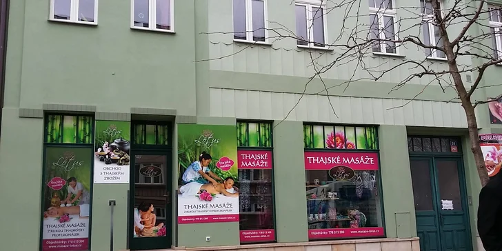 Thajské masáže od rodilých Thajek v salonu Lotus