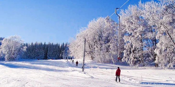 Třídenní pobyt přímo u sjezdovek v Jeseníkách