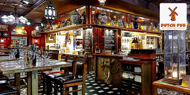 Slevový voucher do restaurace The Dutch Pub
