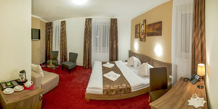 Romantická relaxace na Olomoucku Saunový svět, polopenze a žádný signál