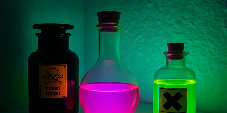 Prostředím hry je tajemná laboratoř šíleného vědce. (fotografie je vygenerována umělou inteligencí)