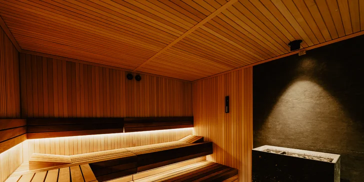 Váš pobyt zahrnuje i relax ve wellness.
