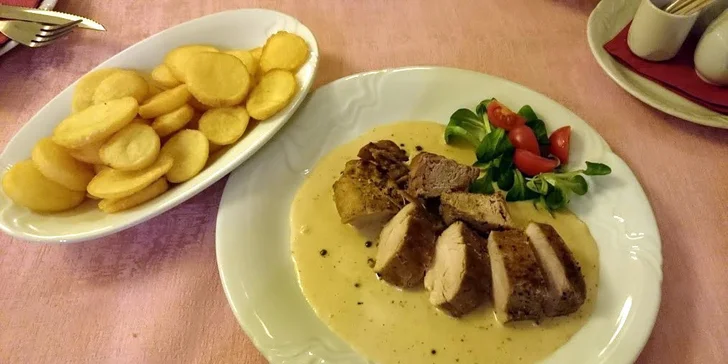 Otevřený voucher v hodnotě 400 Kč na konzumaci v Restauraci Lafayette