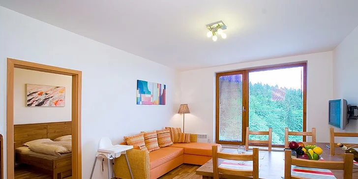 Týdenní pobyt pro 4-8 osob v luxusním apartmánu v Krkonoších