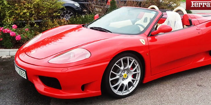 Zážitková jízda po dálnici ve Ferrari F360