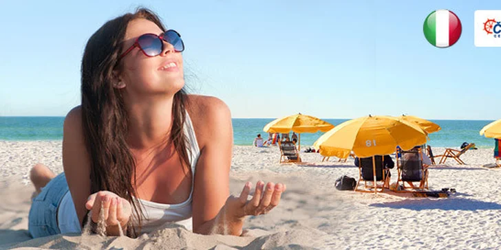 Celý den u moře v Itálii. Bibione, Caorle, Lido di Jesolo, Rimini nebo Riccione. Cesta tam i zpět, super prázdninové termíny a nádherné pláže!