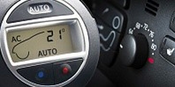 Kompletní čištění klimatizace auta včetně doplnění a dezinfekce. Dopřejte si příjemnou cestu i v horkých dnech a sedněte si do chládku se slevou 50 %.
