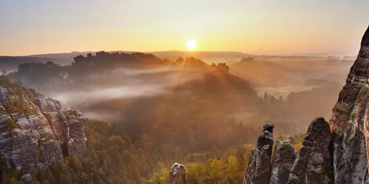 Pobyt v srdci Českého Švýcarska s večerním relaxem v sauně pro dva
