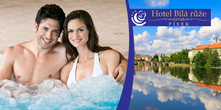Velká romantika v luxusním hotelu v Písku pro dva