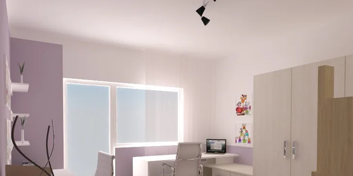 3D návrh dětského pokoje od profesionálního designéra