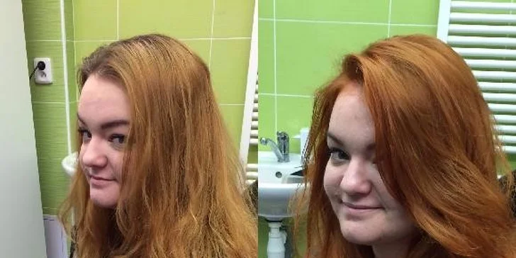 Dámské kadeřnické balíčky s možností nové barvy a melíru