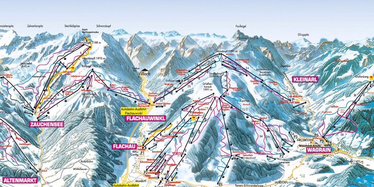 Last minute lyžovačka v rakouském Ski Amadé vč. dopravy, ubytování a polopenze
