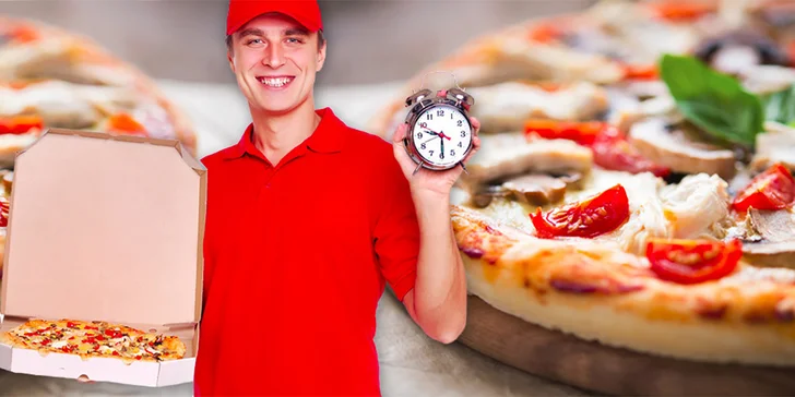 2 lahodné pizzy včetně rozvozu po Hradci Králové