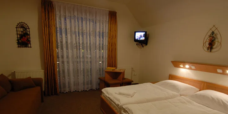 3denní odpočinek na jižní Moravě se snídaní v hotelu Zámeček Mikulov