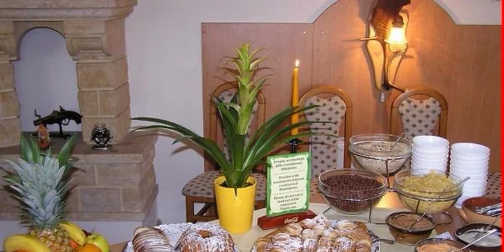 3denní odpočinek na jižní Moravě se snídaní v hotelu Zámeček Mikulov