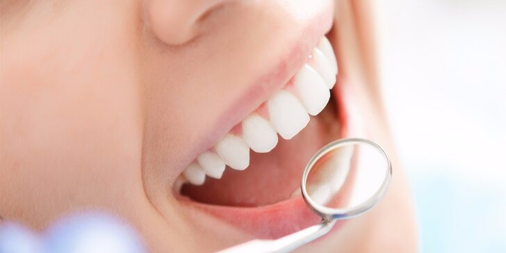 Zuby jako perličky: Dentální hygiena s air flow a prohlídka u lékaře
