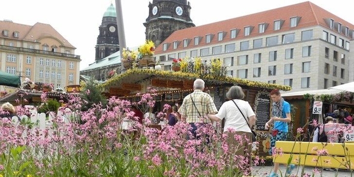 Jarní trhy v Drážďanech a nákupy v Heidenau a Primarku