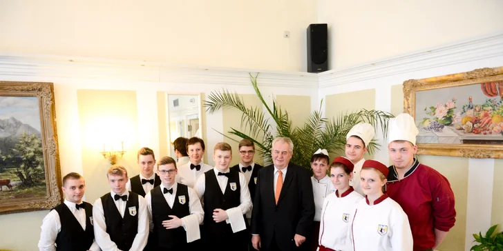 Hodujte jako prezident Miloš Zeman: 4chodové české menu s vínem a aperitivem