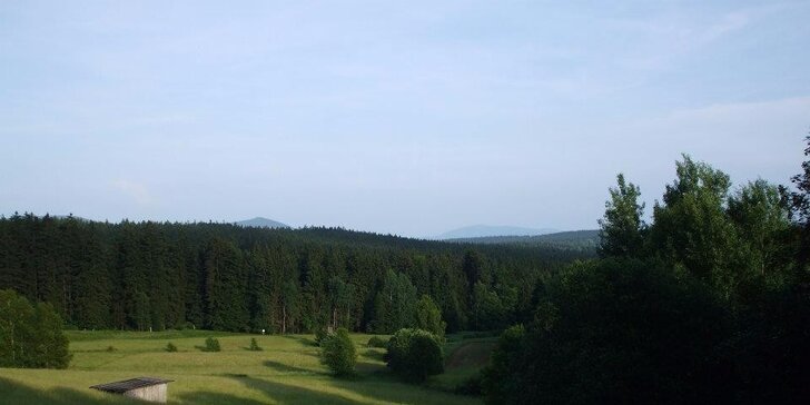 3 nebo 6 dnů aktivní dovolené s bohatou polopenzí v čisté přírodě Českého lesa
