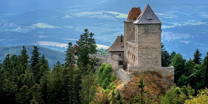 3-4denní šumavská pohoda s polopenzí, masáží a vstupenkami na hrad Kašperk
