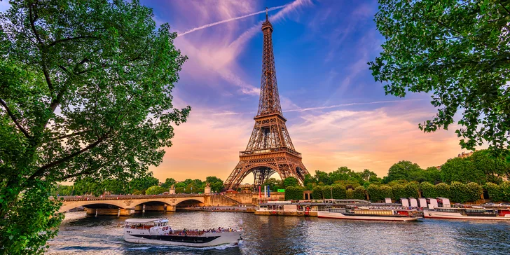 5 dňový zájazd autobusom do romantického Paríža: Eiffelovka, Notre Dame aj možnosť Disneylandu