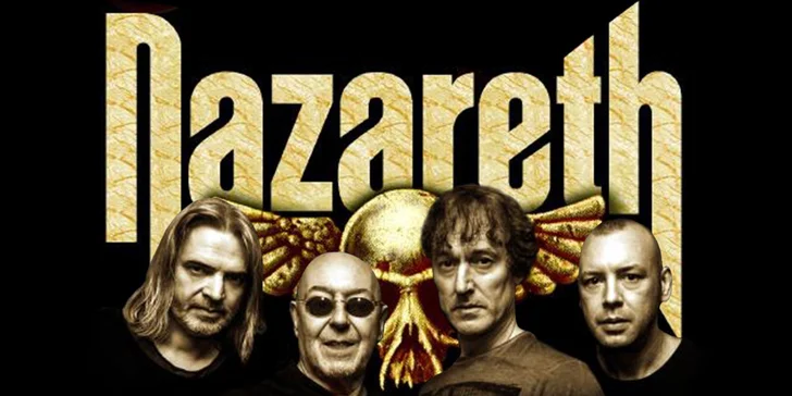 Vstupenky na koncert legendární rockové kapely Nazareth v Lucerně
