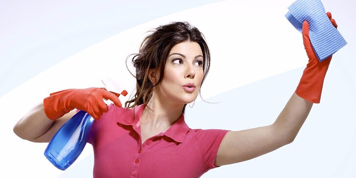 Profesionální úklid, mytí oken či žehlení v délce 3 hodin