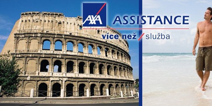 15 dní cestovního pojištění AXA ASSISTANCE!