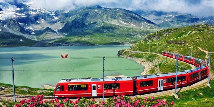 Výlet do Švýcarska a jízda ledovcovým panoramatickým vlakem