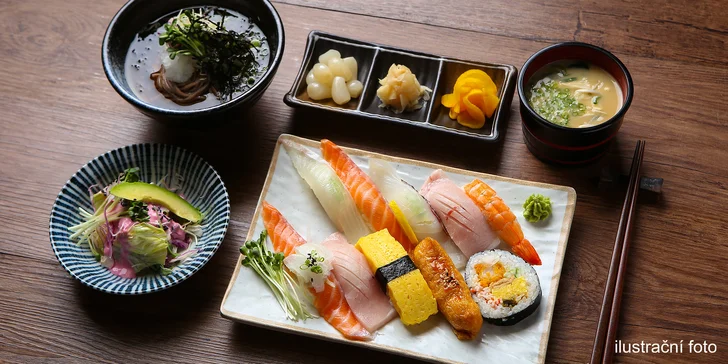 All you can eat oběd v Karlíně: asijská kuchyně, sushi, saláty a další dobroty
