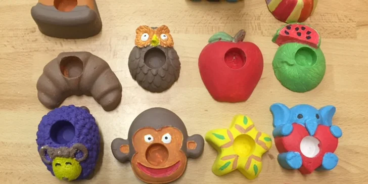 Zábava při vyrábění originálních dárečků ve Svíčkárně Rodas