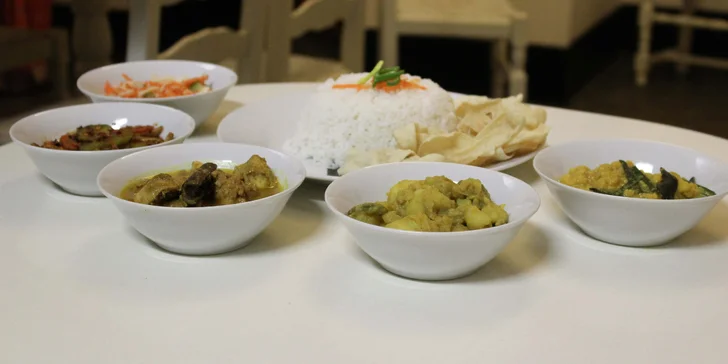 Degustační menu pro dva v jediné srílanské restauraci v Praze