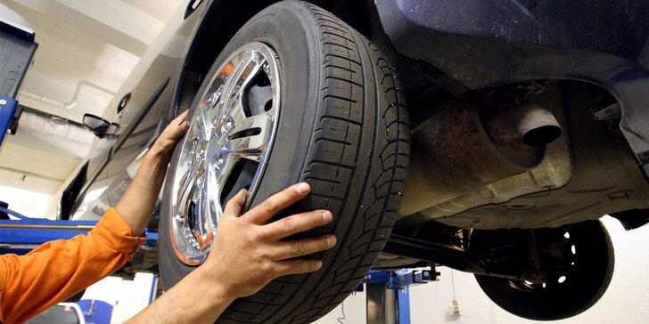 Výměna kol vč. kontroly podvozku a možnost uskladnění pneu