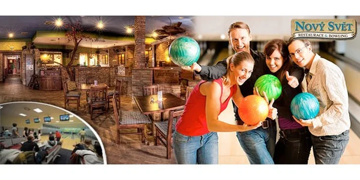 Dvě hodiny bowlingu včetně zapůjčení obuvi až pro 6 koulařů