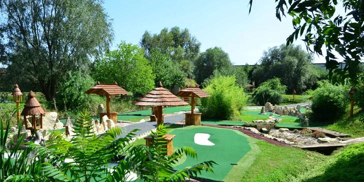 Celodenní vstupy na putting golf v krásném prostředí Resortu Svět v Úžicích