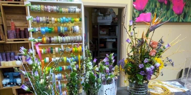 Floristické velikonoční školení - vytvořené dekorace si odnesete s sebou domů