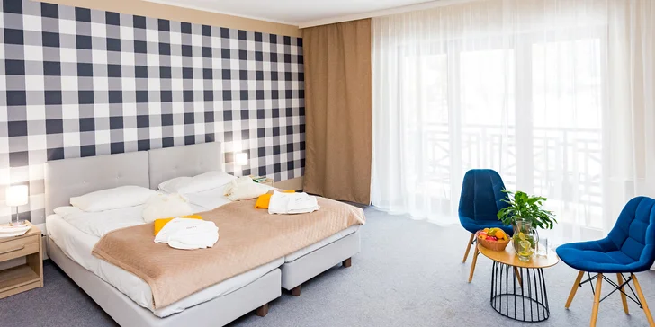 Připraví vám dvoulůžkový pokoj nebo apartmán. 