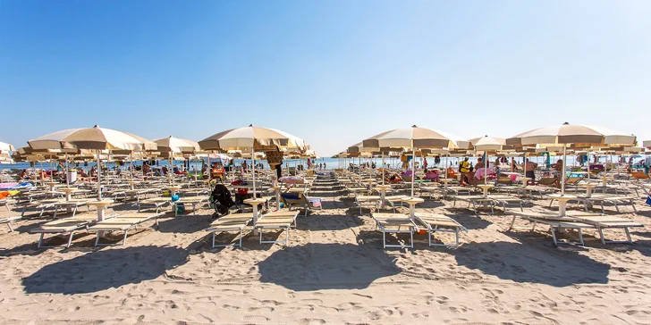 Letní dovolená v Itálii, oblast Emilia-Romagna: plážový resort s polopenzí či plnou penzí a vyžití pro děti