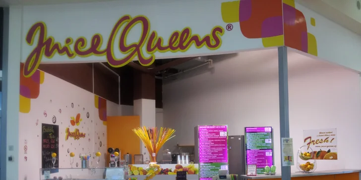 Velký 0,5l fresh nápoj dle výběru: vitaminová bomba v Juice queens