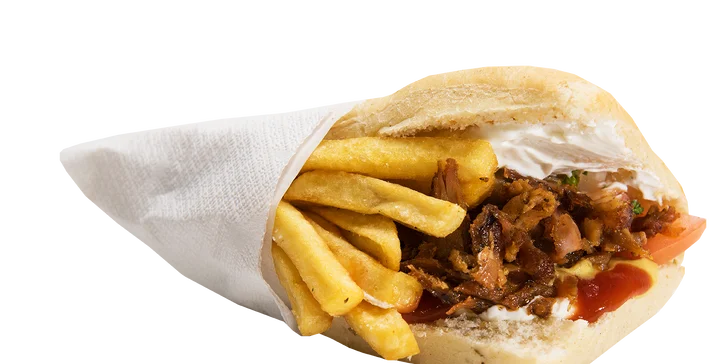 Nefalšovaný řecký gyros plný dobrot
