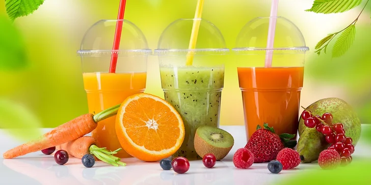 Velký 0,5l fresh nápoj dle výběru: vitaminová bomba v Juice queens