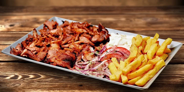 Nefalšovaný řecký gyros plný dobrot
