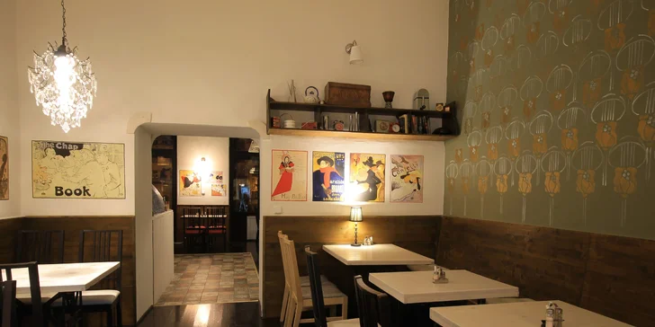 Romantická večeře pro pár v restauraci Dobrá karma