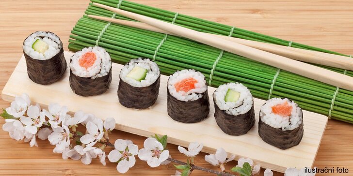 Set Hanuma - 32 vynikajících kousků sushi k odnosu s sebou