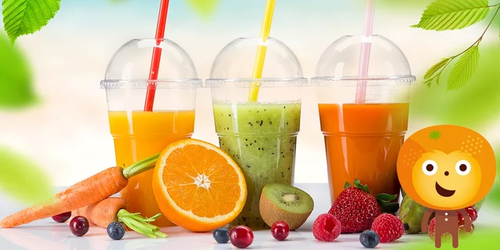 Půllitrový fresh nebo smoothie v Be Fresh v centru Brna