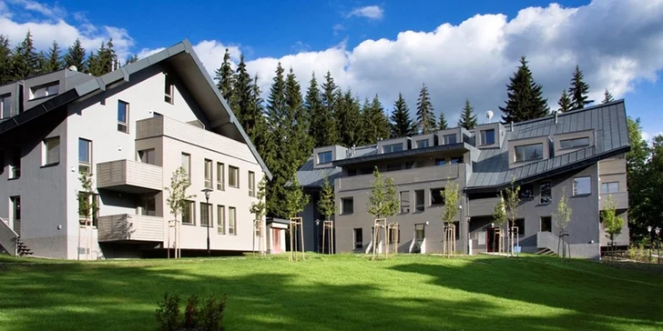 Parádní wellness v Harrachově s večerním all-inclusive na nápoje. Platnost na celé prázdniny!