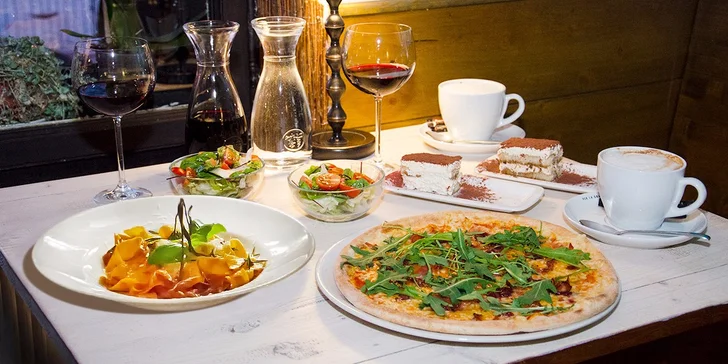 Romantická večeře pro pár v restauraci Dobrá karma
