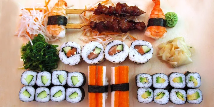 Malé či velké sushi menu v Sushi Miomi – chuťový zážitek i pastva pro oči